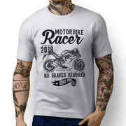 RH Racer Illustration For A Ducati SuperSport S 2017 Motorbike Fan T-shirt