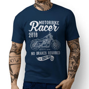 RH Racer Art Tee aimed at fans of Harley Davidson Iron 883 Motorbike