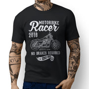 RH Racer Art Tee aimed at fans of Harley Davidson Iron 883 Motorbike