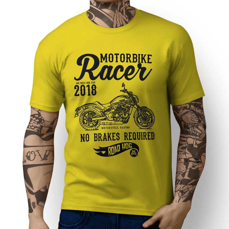 RH Racer Illustration For A Kawasaki Vulcan S 2017 Motorbike Fan T-shirt