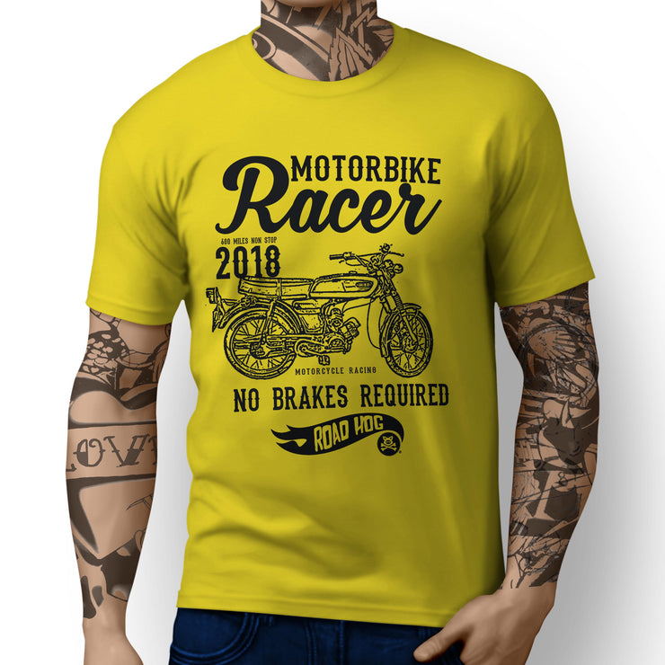RH Racer Illustration For A Yamaha fs1e 50 Motorbike Fan T-shirt