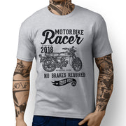 RH Racer Illustration For A Yamaha fs1e 50 Motorbike Fan T-shirt
