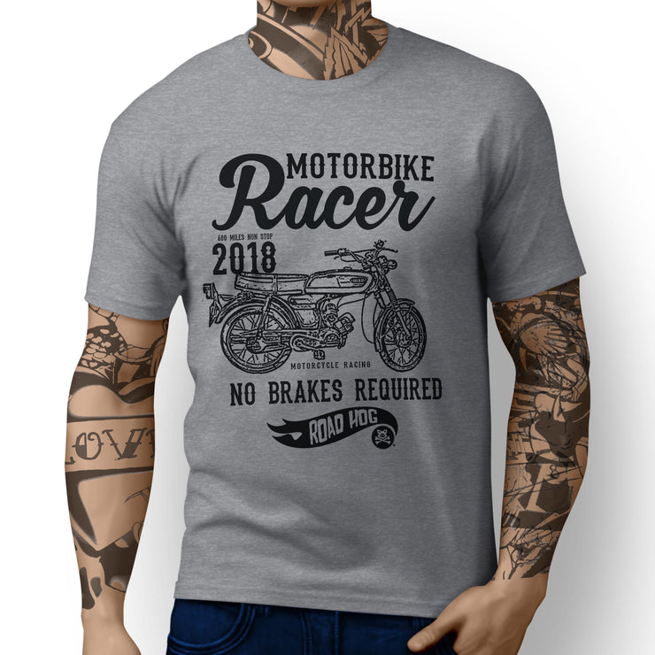 RH Racer Illustration For A Yamaha fs1e 50 Motorbike Fan T-shirt