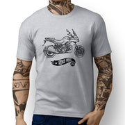 RH Illustration for a Simple Aprilia Caponord 1200 2013 Motorbike fan T-shirt