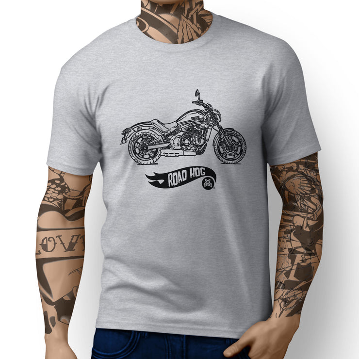 RH Simple Illustration For A Kawasaki Vulcan S 2017 Motorbike Fan T-shirt