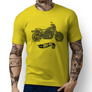 RH Simple Illustration For A Yamaha VMAX 1200 Original Motorbike Fan T-shirt