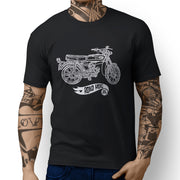 RH Simple Illustration For A Yamaha fs1e 50 Motorbike Fan T-shirt