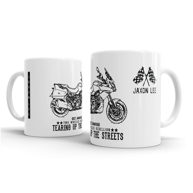 JL Illustration for a Aprilia Caponord 1200 ABS Motorbike fan – Gift Mug