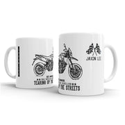 JL Illustration for a Aprilia Dorsoduro 750 Motorbike fan – Gift Mug
