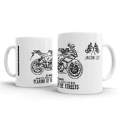 JL Illustration for a Aprilia RS4 125 Replica Motorbike fan – Gift Mug