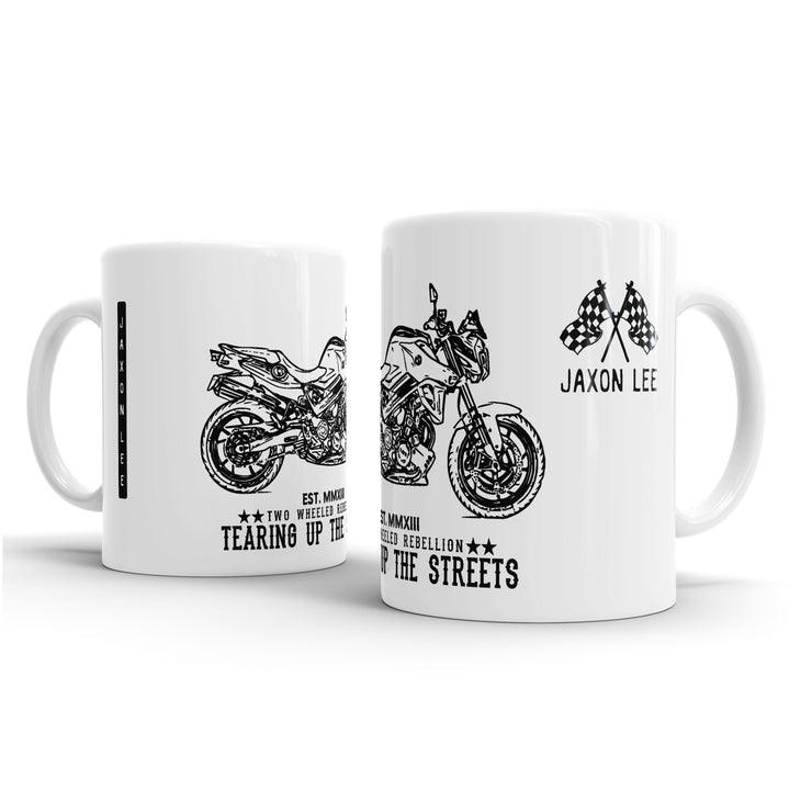 JL Illustration For A BMW F800R Motorbike Fan – Gift Mug