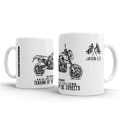 JL Illustration For A BMW HP2 Megamoto Motorbike Fan – Gift Mug