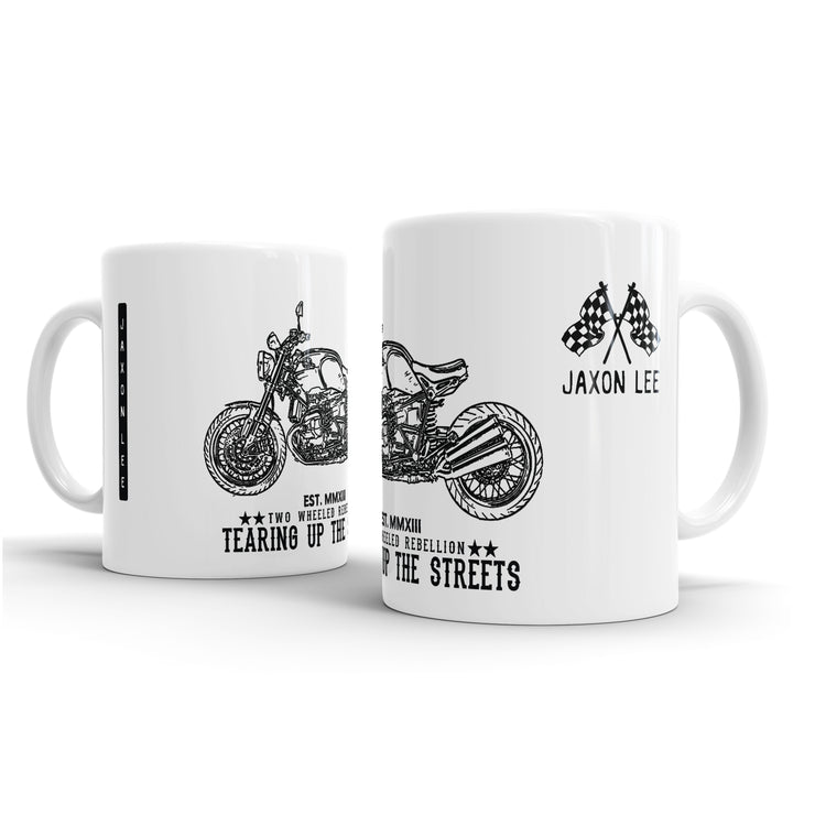 JL Illustration For A BMW RNineT 2016 Motorbike Fan – Gift Mug