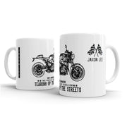 JL Illustration For A BMW RNineT 2017 Motorbike Fan – Gift Mug