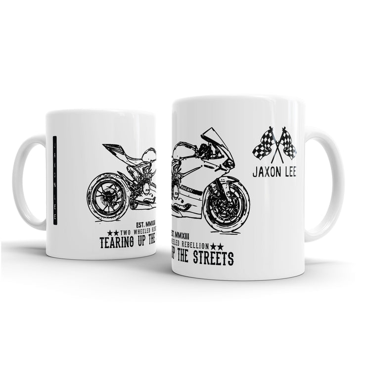 JL Illustration For A Ducati 1198 Panigale R Motorbike Fan – Gift Mug