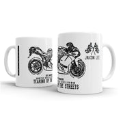 JL Illustration For A Ducati 1198R Corse Special Edition Motorbike Fan – Gift Mug