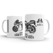 JL Illustration For A Ducati 749 Motorbike Fan – Gift Mug