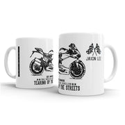 JL Illustration For A Ducati 959 Panigale Motorbike Fan – Gift Mug