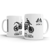 JL Illustration For A Ducati Hypermotard 939SP Motorbike Fan – Gift Mug