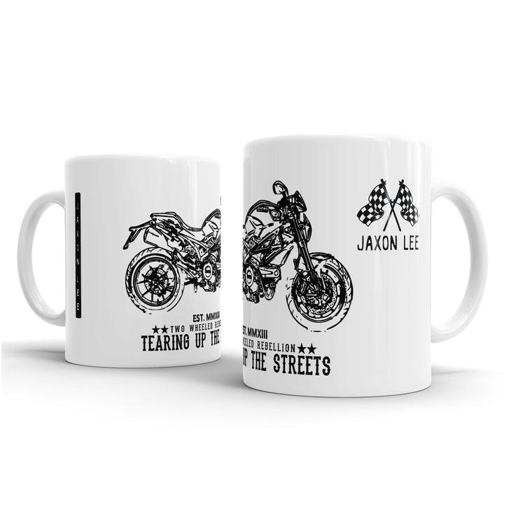 JL Illustration For A Ducati Monster 796 Motorbike Fan – Gift Mug