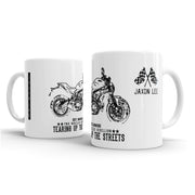 JL Illustration For A Ducati Monster 797 Motorbike Fan – Gift Mug