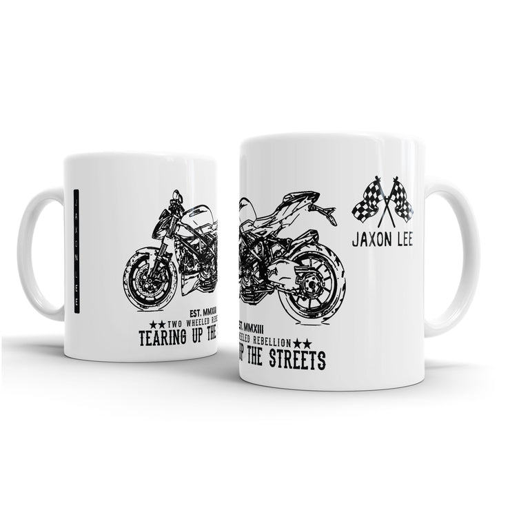 JL Illustration For A Ducati Streetfighter 848 v2 Motorbike Fan – Gift Mug