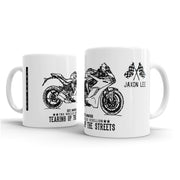 JL Illustration For A Ducati SuperSport Motorbike Fan – Gift Mug