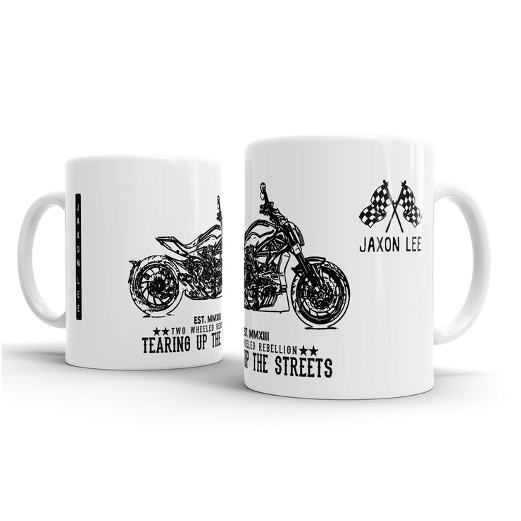 JL Illustration For A Ducati XDiavel S Motorbike Fan – Gift Mug