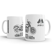 JL Art Mug aimed at fans of Harley Davidson Street 500 Motorbike