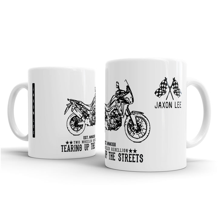 JL Illustration For A Honda Africa Twin 2016 Motorbike Fan – Gift Mug