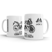 JL Illustration For A Honda CBR250R Motorbike Fan – Gift Mug