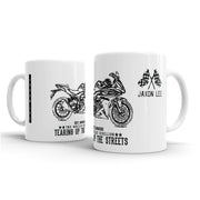 JL Illustration For A Honda CBR500R ABS Motorbike Fan – Gift Mug