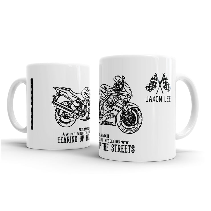 JL Illustration For A Honda CBR600F4 Motorbike Fan – Gift Mug