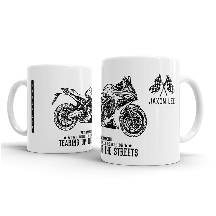 JL Illustration For A Honda CBR650F 2016 Motorbike Fan – Gift Mug