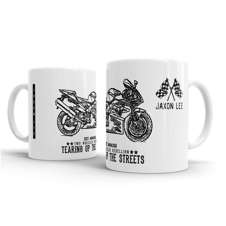 JL Illustration For A Honda CBR954RR Fireblade Motorbike Fan – Gift Mug