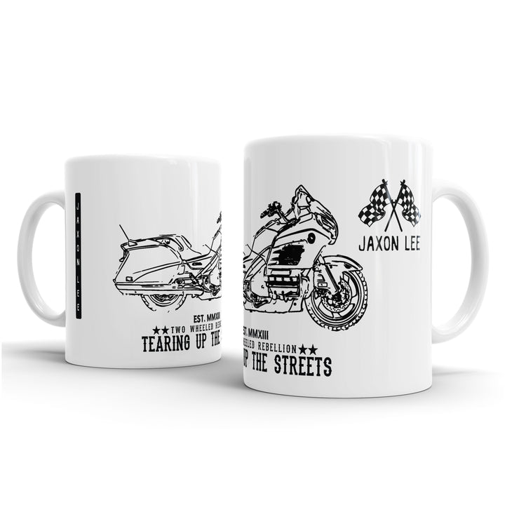 JL Illustration For A Honda Gold Wing F6B Motorbike Fan – Gift Mug