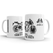 JL Illustration For A Honda RC213VS Motorbike Fan – Gift Mug