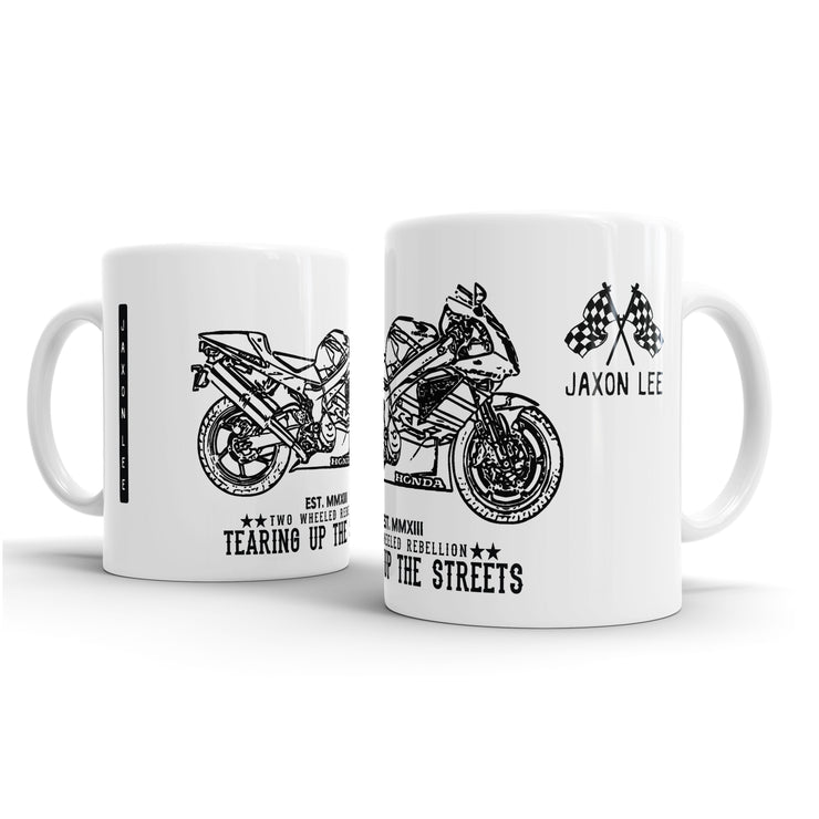 JL Illustration For A Honda RC51 RVT 1000 Motorbike Fan – Gift Mug