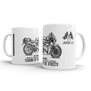 JL Illustration For A Honda VFR400 NC30 Motorbike Fan – Gift Mug