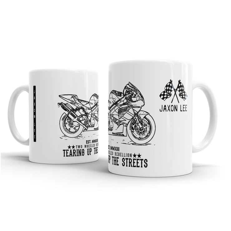 JL Illustration For A Honda VTR 1000 SP1 Motorbike Fan – Gift Mug