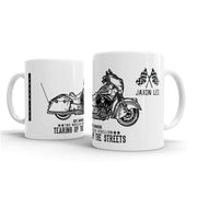 JL Illustration For A Indian Chieftain Dark Horse Motorbike Fan – Gift Mug