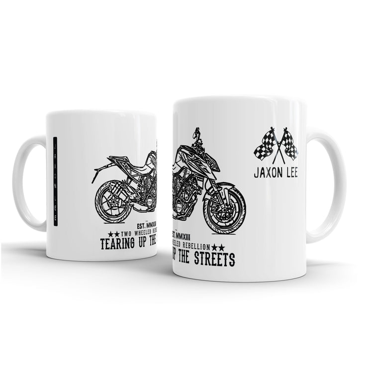 JL illustration for a KTM 1290 Super Duke R Motorbike fan – Gift Mug