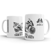 JL Illustration For A Kawasaki 1400GTR Motorbike Fan – Gift Mug