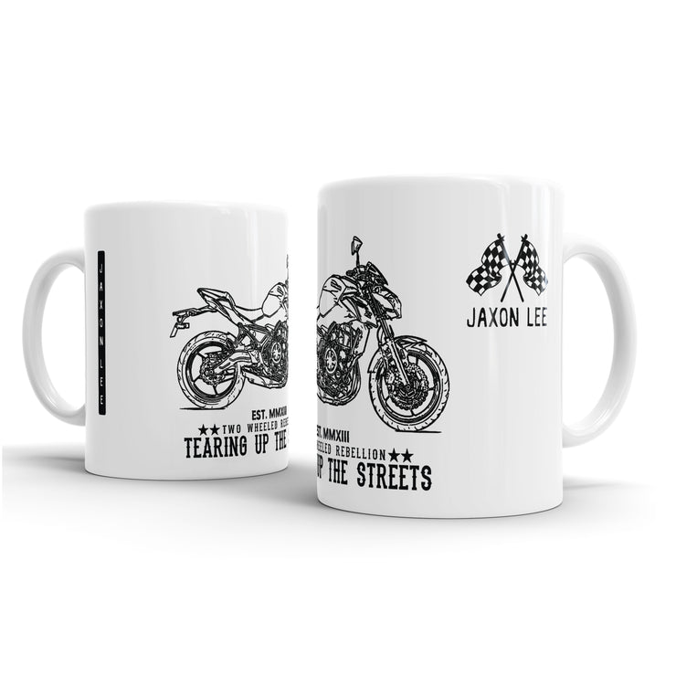 JL Illustration For A Kawasaki Z650 Motorbike Fan – Gift Mug