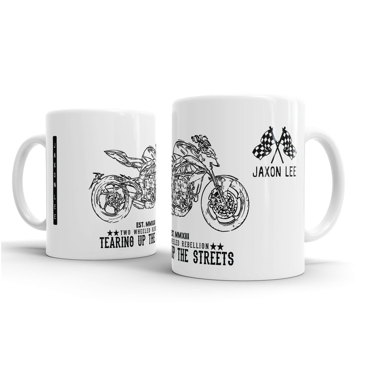 JL Illustration For A MV Agusta Brutale 800 2016 Motorbike Fan – Gift Mug