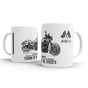 JL Illustration For A Moto Guzzi California 1400 Custom Motorbike Fan – Gift Mug