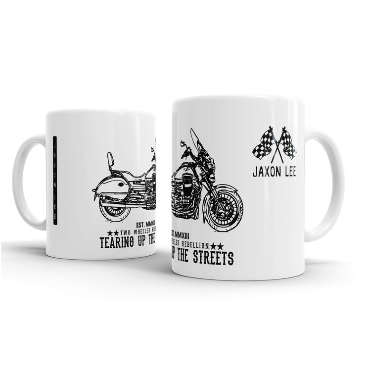 JL Illustration For A Moto Guzzi California Touring Motorbike Fan – Gift Mug
