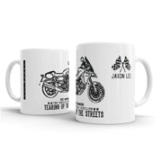 JL Illustration For A Moto Guzzi V7 III Racer Motorbike Fan – Gift Mug