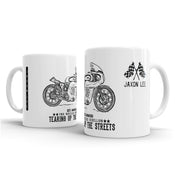 JL Illustration For A Norton Manx Motorbike Fan – Gift Mug