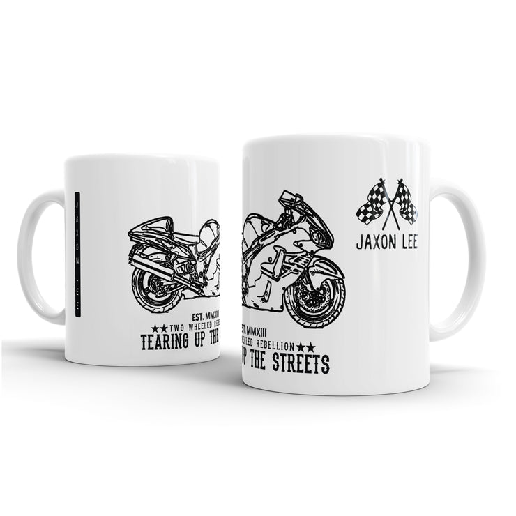 JL Illustration For A Suzuki Hayabusa GSX 1300R Motorbike Fan – Gift Mug